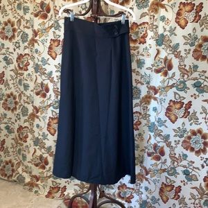 Wilfred black midi skirt